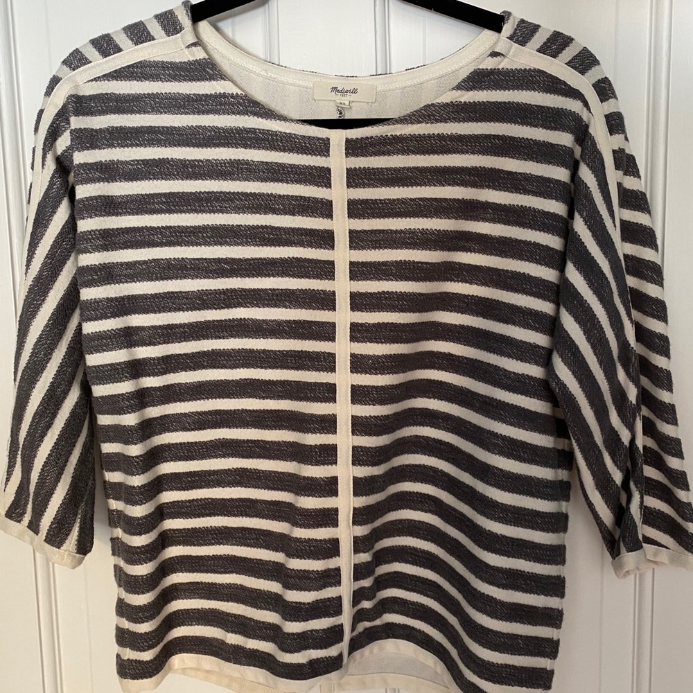 Madewell long sleeve blouse. Zipper down back.